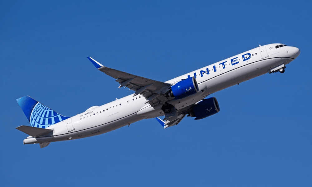 United Airlines plane